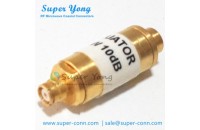 10 dB Fixed Attenuator SMP Male To SMP Female Up To 10 GHz Rated To 2 Watts 