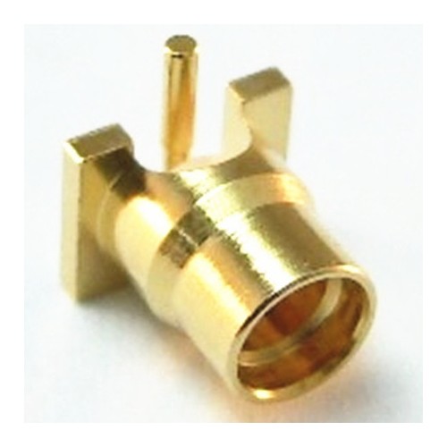 MMCX FEMALE RIGHT ANGLE PIN PCB SMT  MMCX CONNECTORS MMCX PCB SMT 