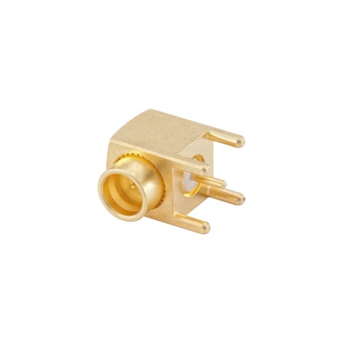 SMP RIGHT ANGLE PLUG PCB LIMITED DETENT