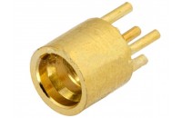 SMP STRAIGHT PLUG PCB LIMITED DETENT